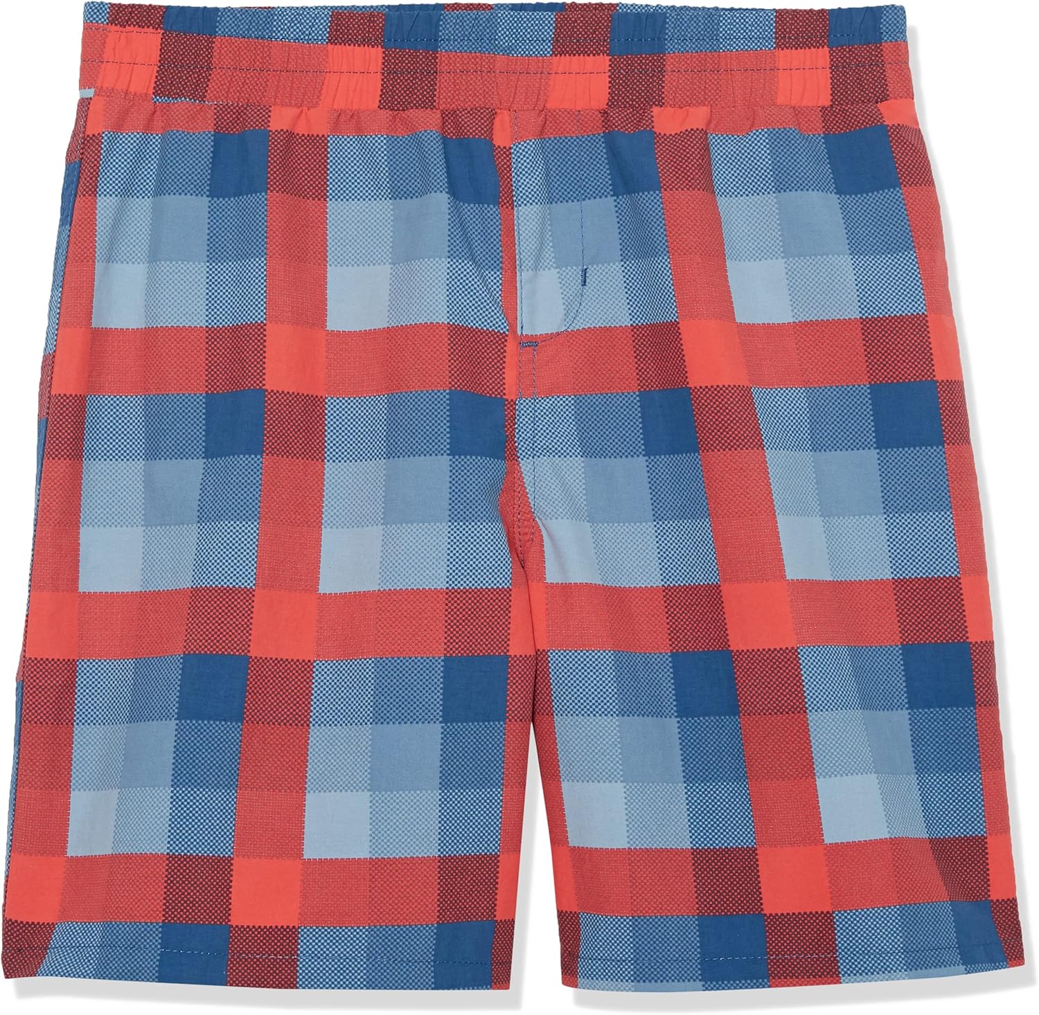 Columbia Unisex-Child Super Backcast шорты, Collegiate Navy Mid Gingham