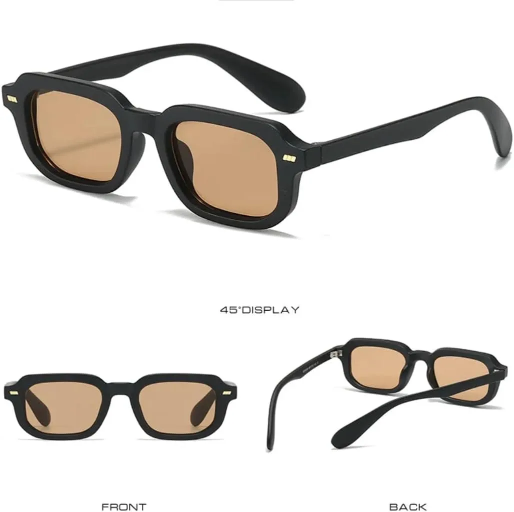 

Солнцезащитные очки с защитой UV400 | Small Rivets Black Tea | Линзы конфетных цветов для занятий спортом на открытом воздухе и вождения DSVIGF, Black Green