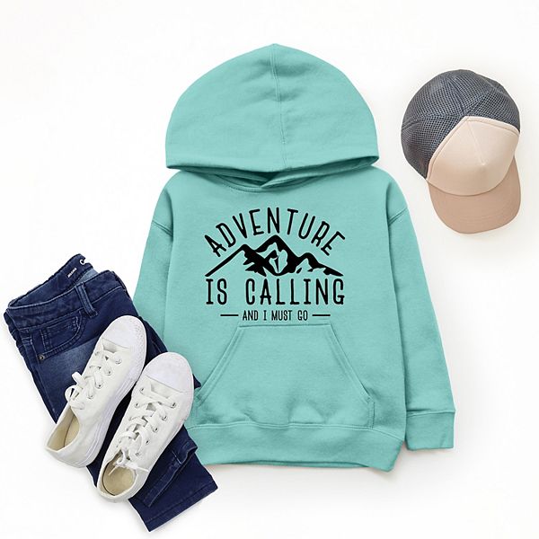 Худи youth adventure is calling and i must go The Juniper Shop, Pink — фото 3