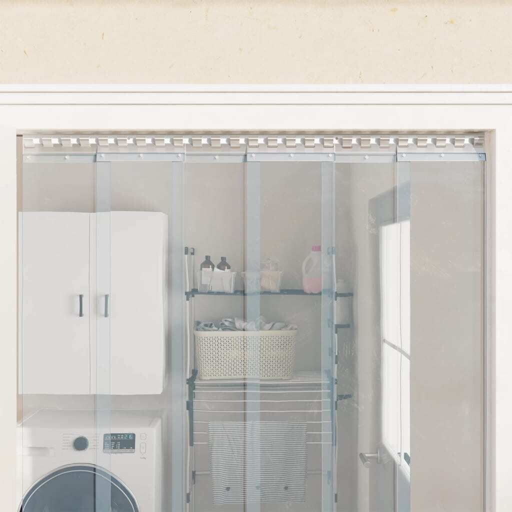 

The Living Store Крючок для штор Полоса Серебро 1 м Нержавеющая сталь