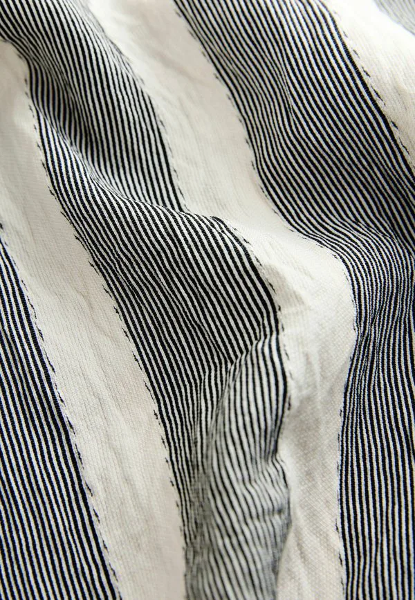 Брюки прямого кроя с широкими штанинами Next, Monochrome Stripe — фото 3