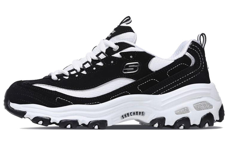 

Кроссовки Skechers Chunky Sneakers Women's Low-Top Black White