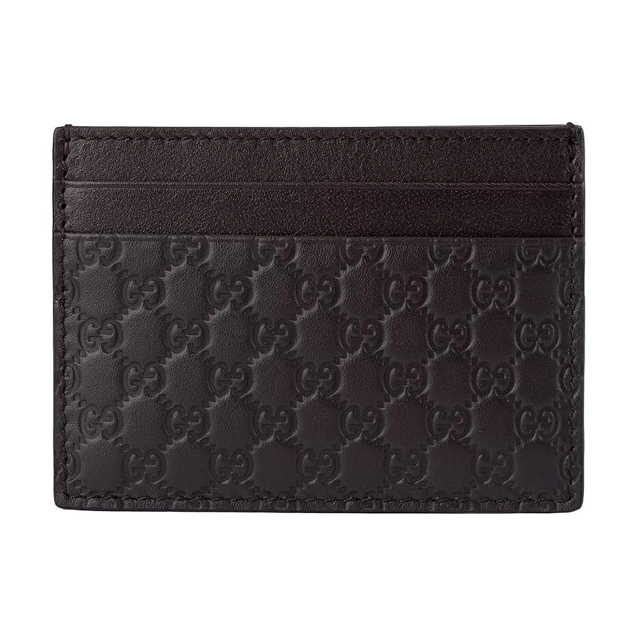 

Gucci Мужской кожаный держатель для карт, темно-коричневый