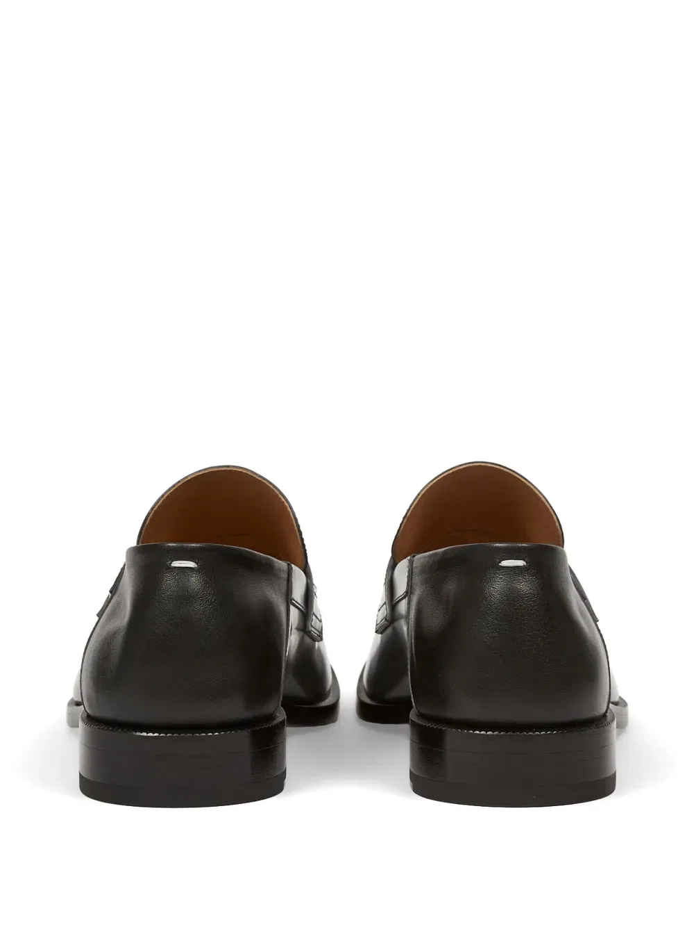 Кожаные лоферы Tabi Maison Margiela, серый — фото 3