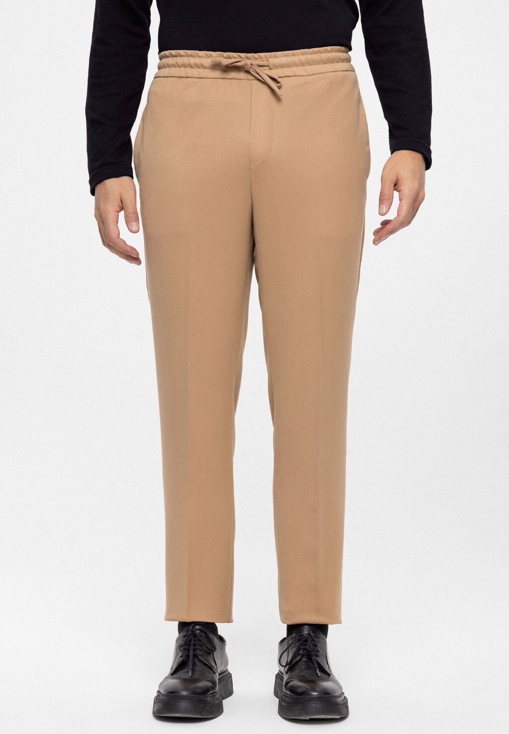 

Брюки High Waist Relax Fit Antioch, цвет dark beige