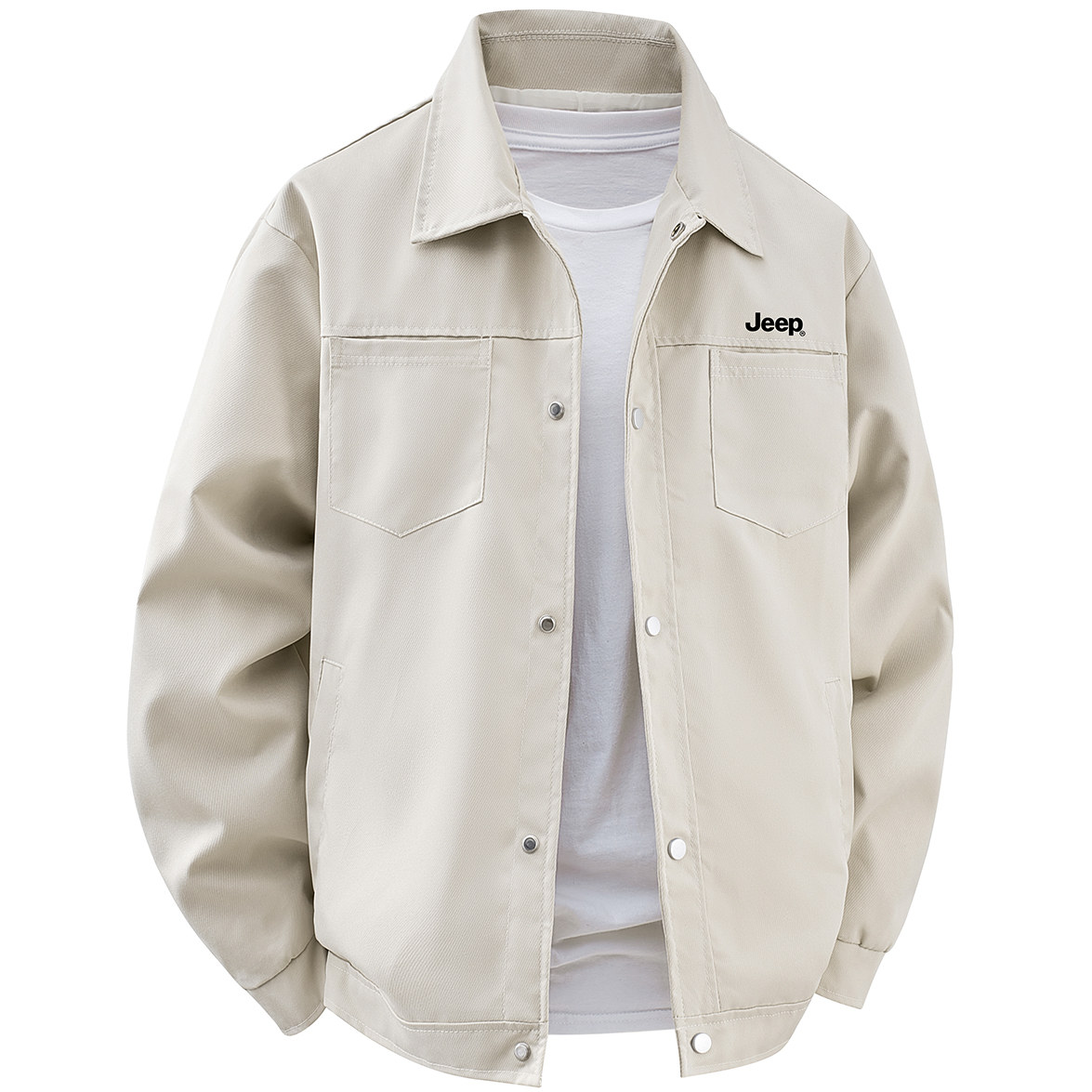 

Куртка Unisex Lapel Moderate Jeep, бежевый