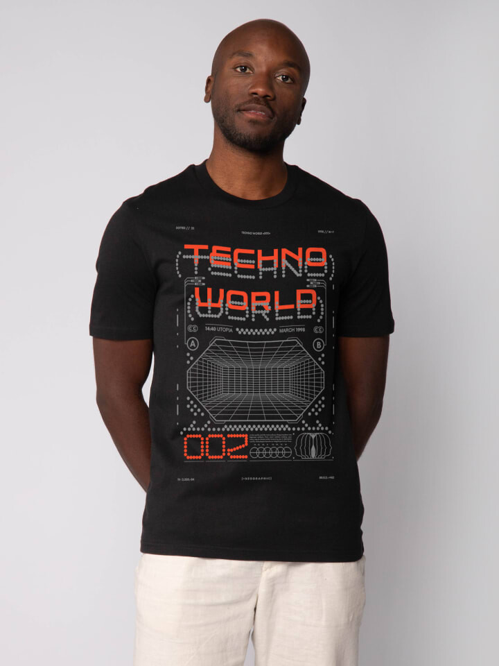 

Футболка wat Apparel T-Shirt Technoworld, черный