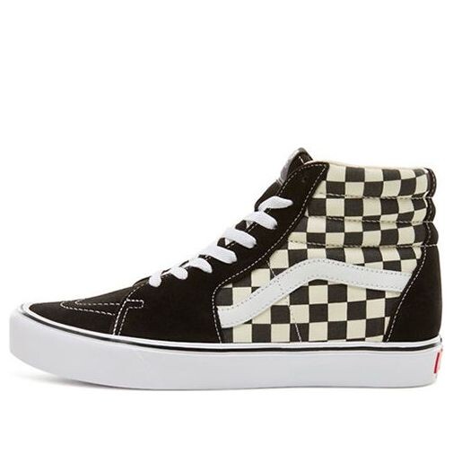 

Кроссовки sk8-hi lite 'black white checkerboard' Vans, черный