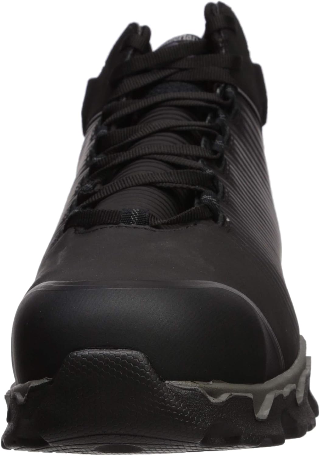 Timberland PRO мужские промышленные рабочие ботинки Powertrain Sport Mid Alloy с защитным мыском и защитой от поражения электрическим током, Black/Grey — фото 2