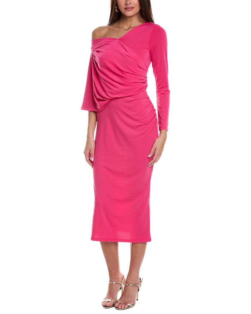

Платье макси BCBG New York Twist, розовый
