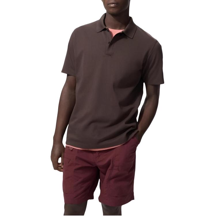 

UNIQLO Поло для мужчин Dark Umber