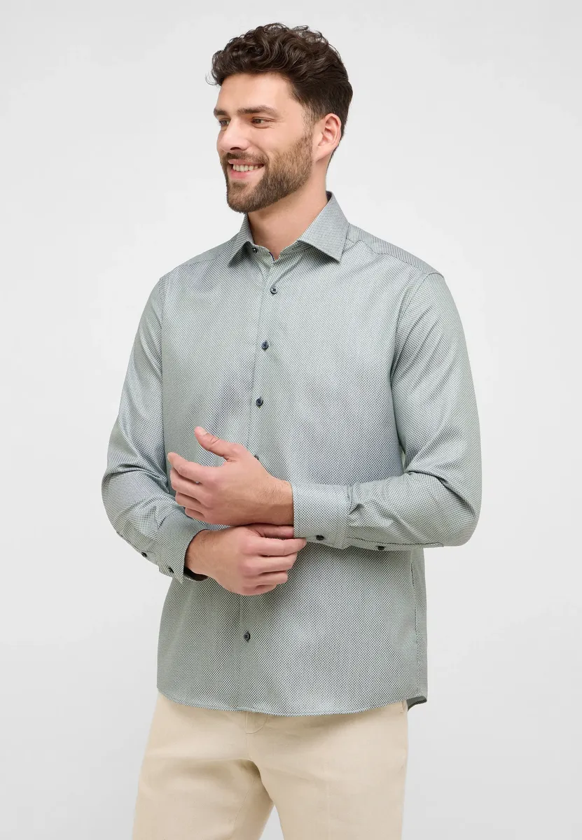 

Рубашка Eterna с длинными рукавами "COMFORT FIT", зеленый