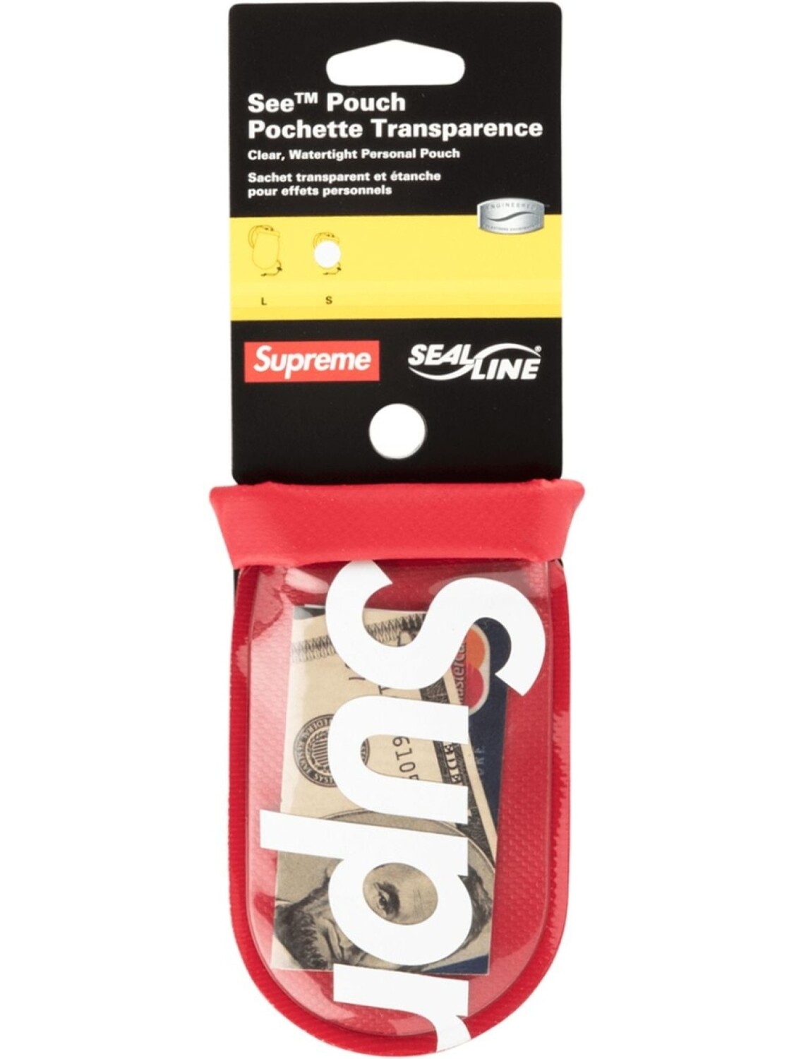 

Supreme маленький клатч SealLine See из коллекции SS17, красный