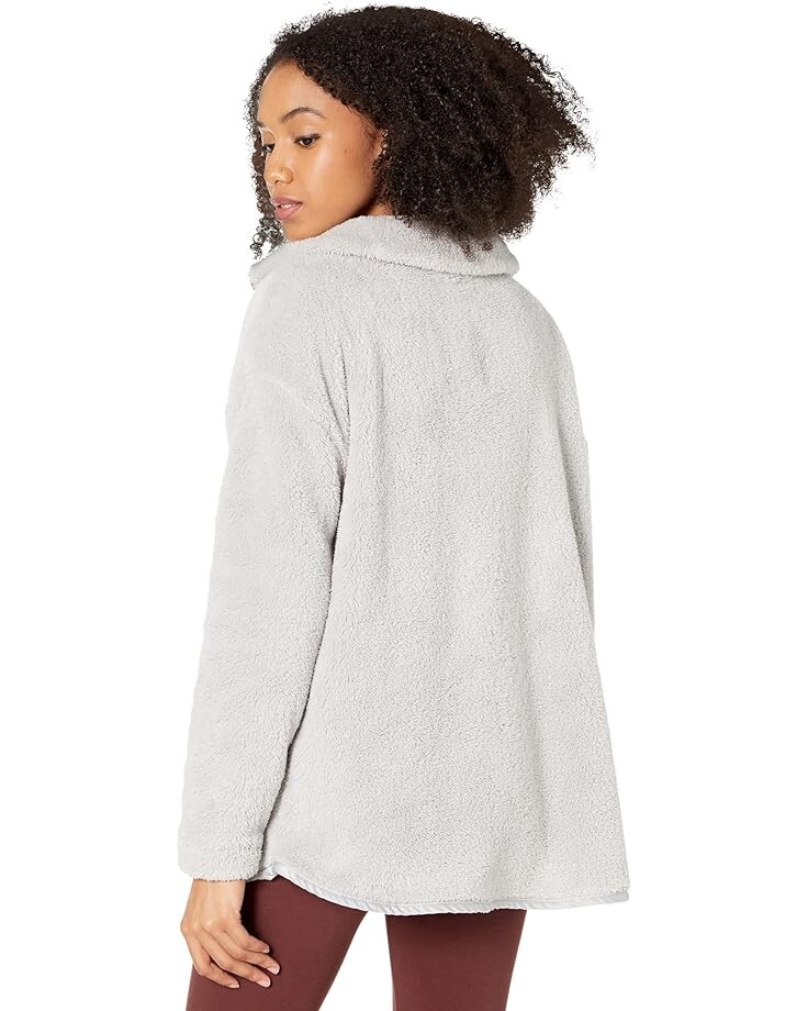 

Пуловер H Halston Zip Neck Hoodie Pullover, цвет Cloud