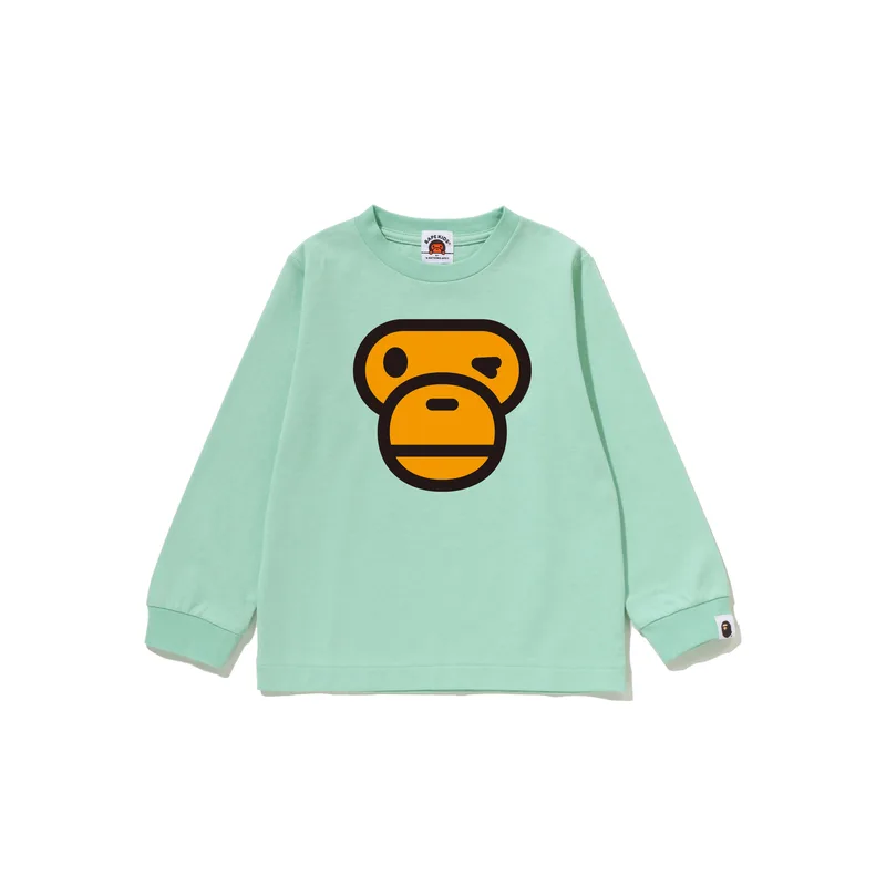 Футболка SS26 для детей 3-7 лет A BATHING APE, черный bkx — фото 4