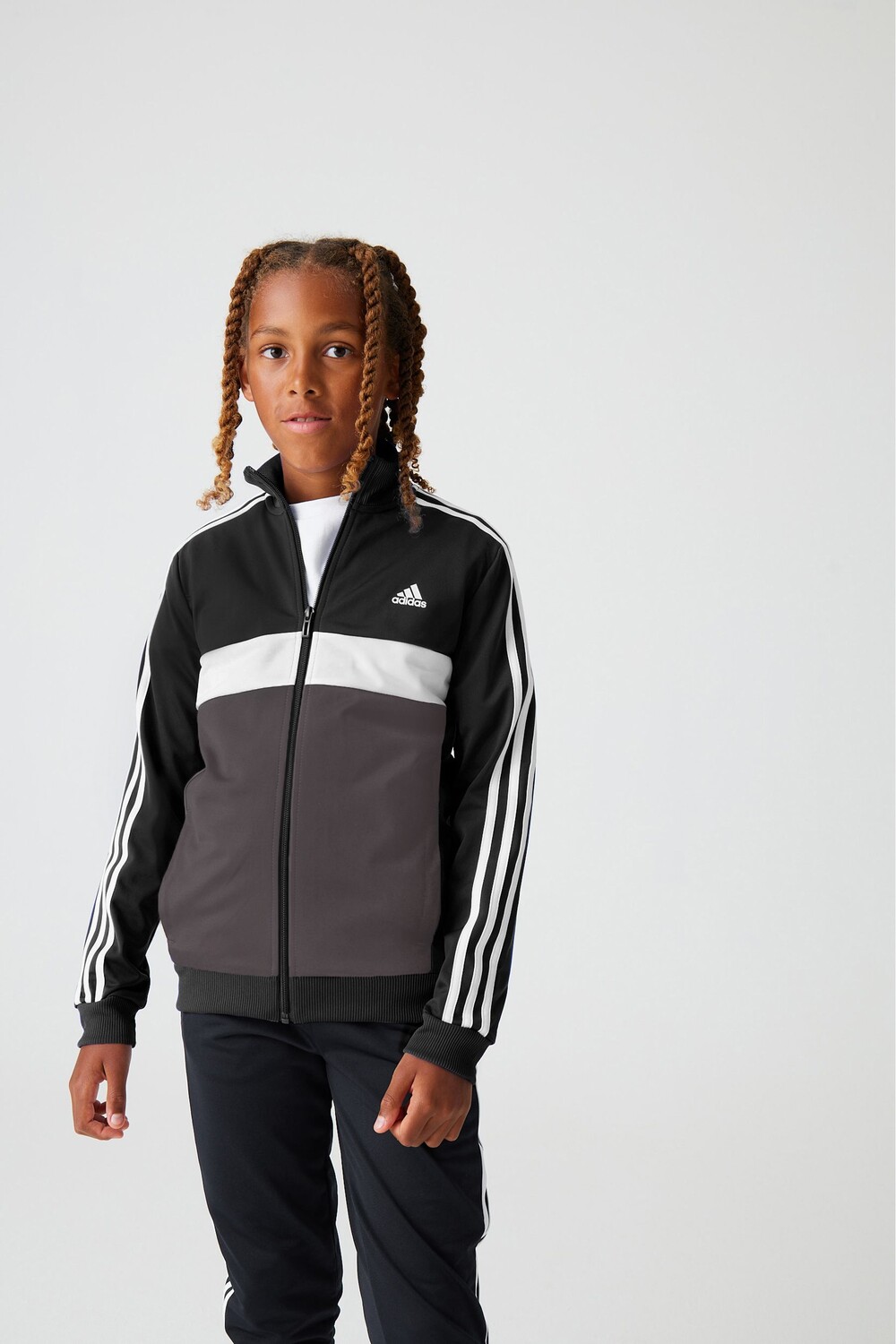 

Спортивный костюм Essentials с 3 полосками Tiberio Adidas, черный