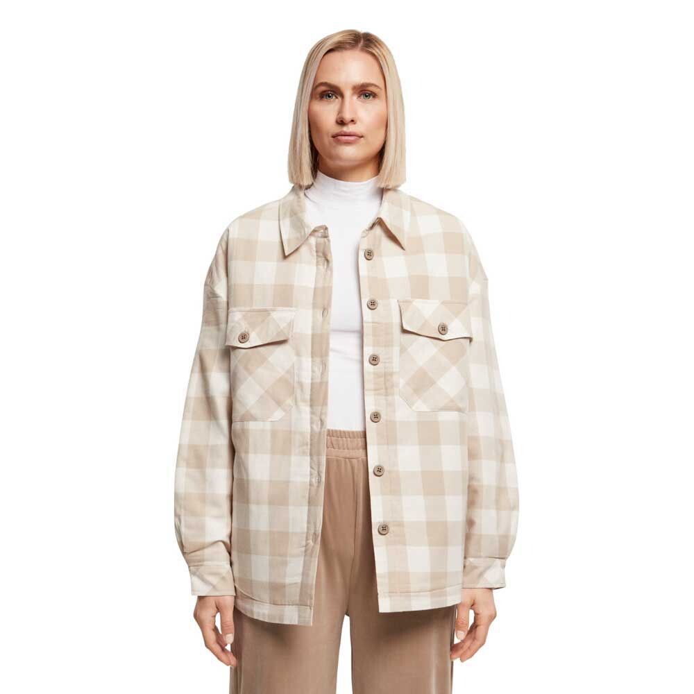 

Рубашка Urban Classics Flanell Over, бежевый