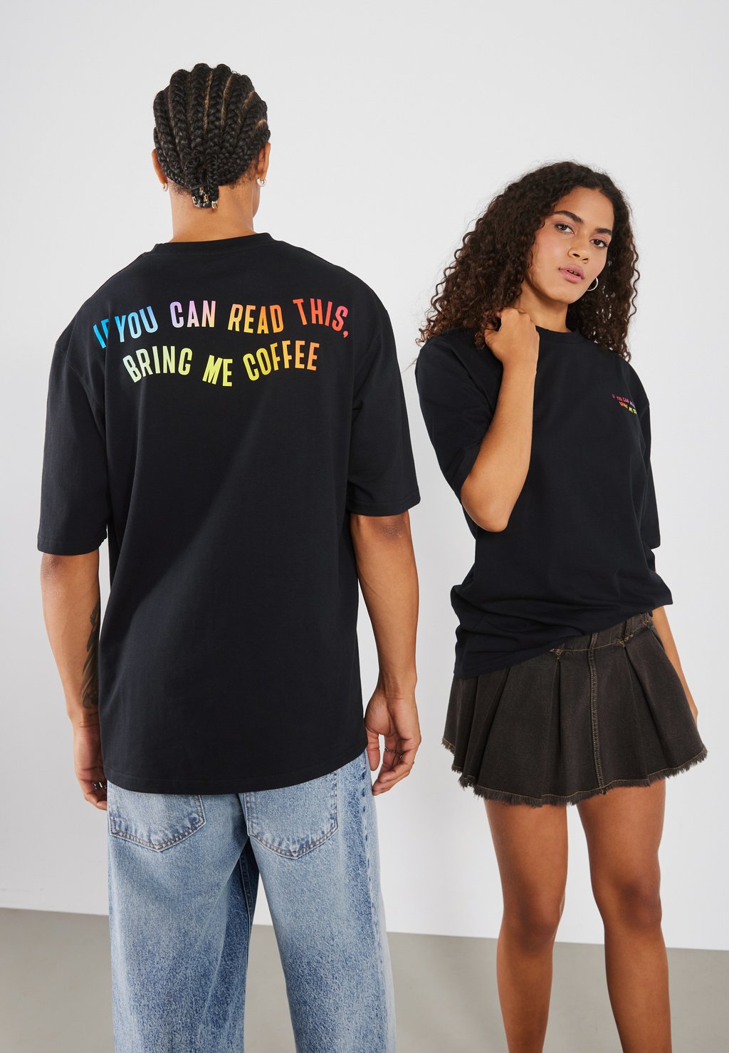 

Футболка с принтом UNISEX YOURTURN, черный