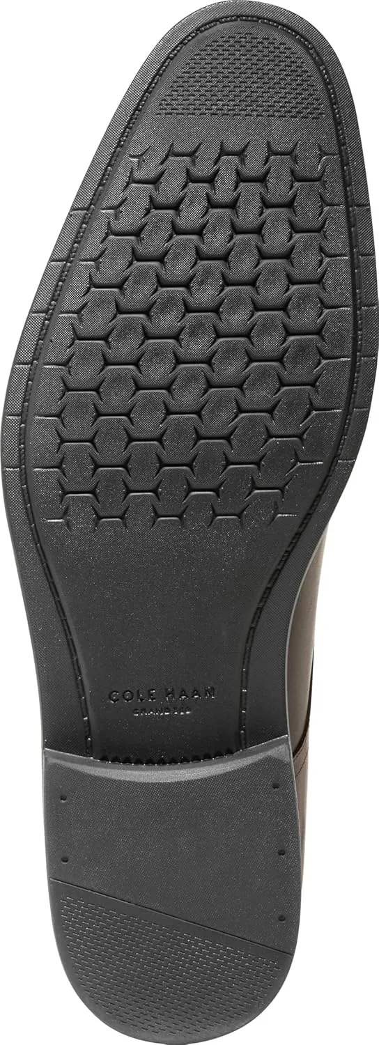 Мужские оксфорды Cole Haan Harmon Grand Cap Toe, черный/шоколадный — фото 2