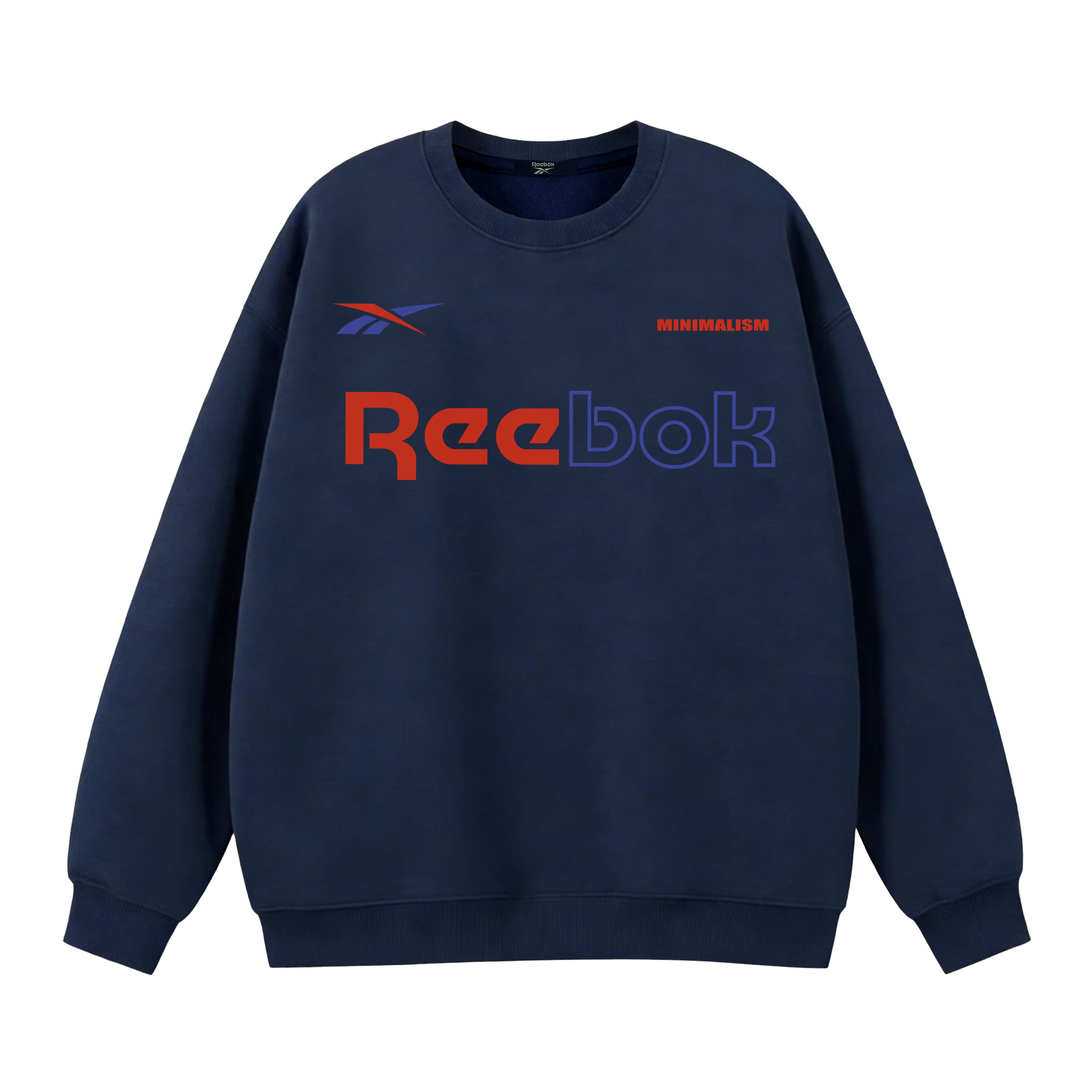 

Свитшот Unisex Crew Neck Moderate Heavyweight Reebok, темно-синий (fleece-lined)