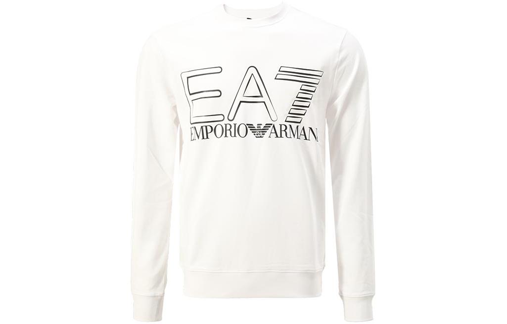 

EMPORIO ARMANI Белая толстовка EA7 для мужчин, Белый, EMPORIO ARMANI Белая толстовка EA7 для мужчин
