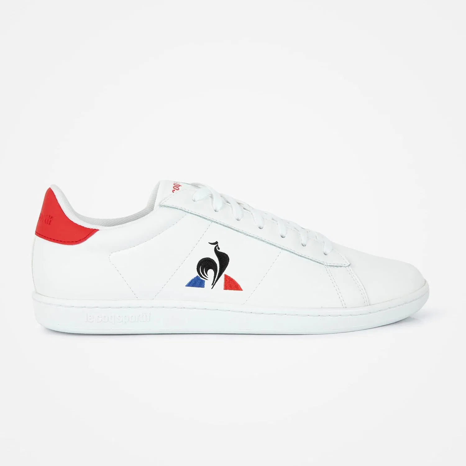 Кроссовки Le Coq Sportif Unisex Courtset Tennisschuhe, White Red Optical White Fiery Red — фото 4