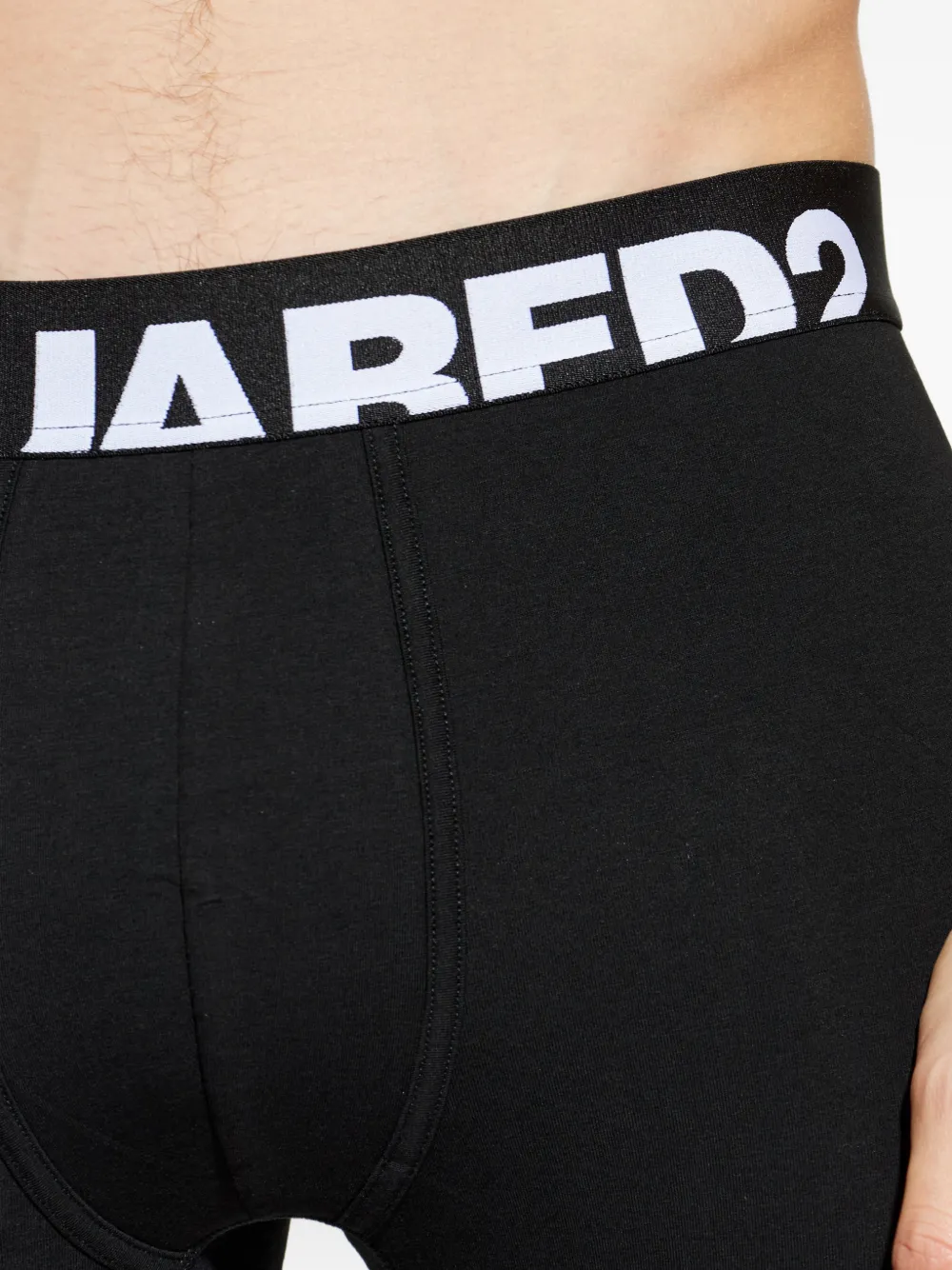 

Боксеры с логотипом на поясе Dsquared2, черный