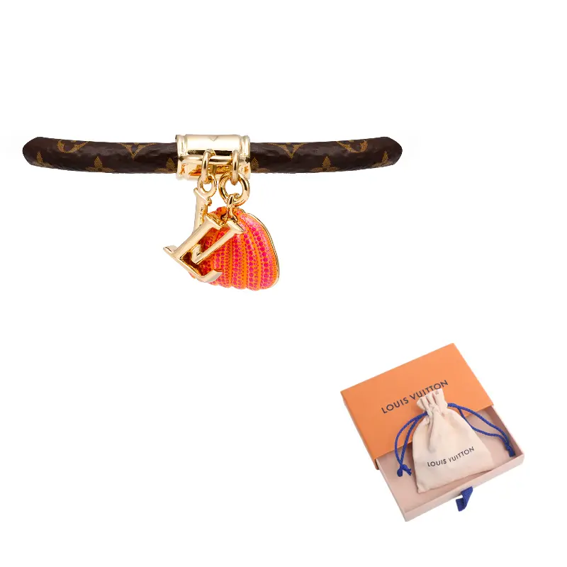 

Браслет Lv X Yk с подвеской Pumpkin LOUIS VUITTON, коричневый