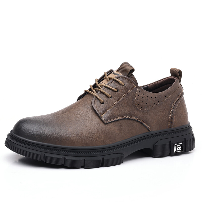 Туфли мужские Men"s Casual Men Mid-Top Egchi, коричневый — фото 4