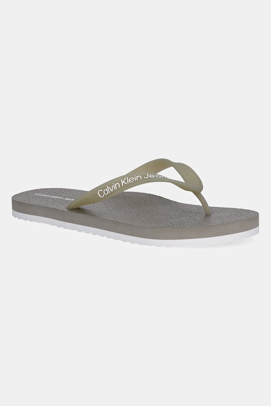 

Шлепанцы THONG+ TPU Calvin Klein Jeans, зеленый