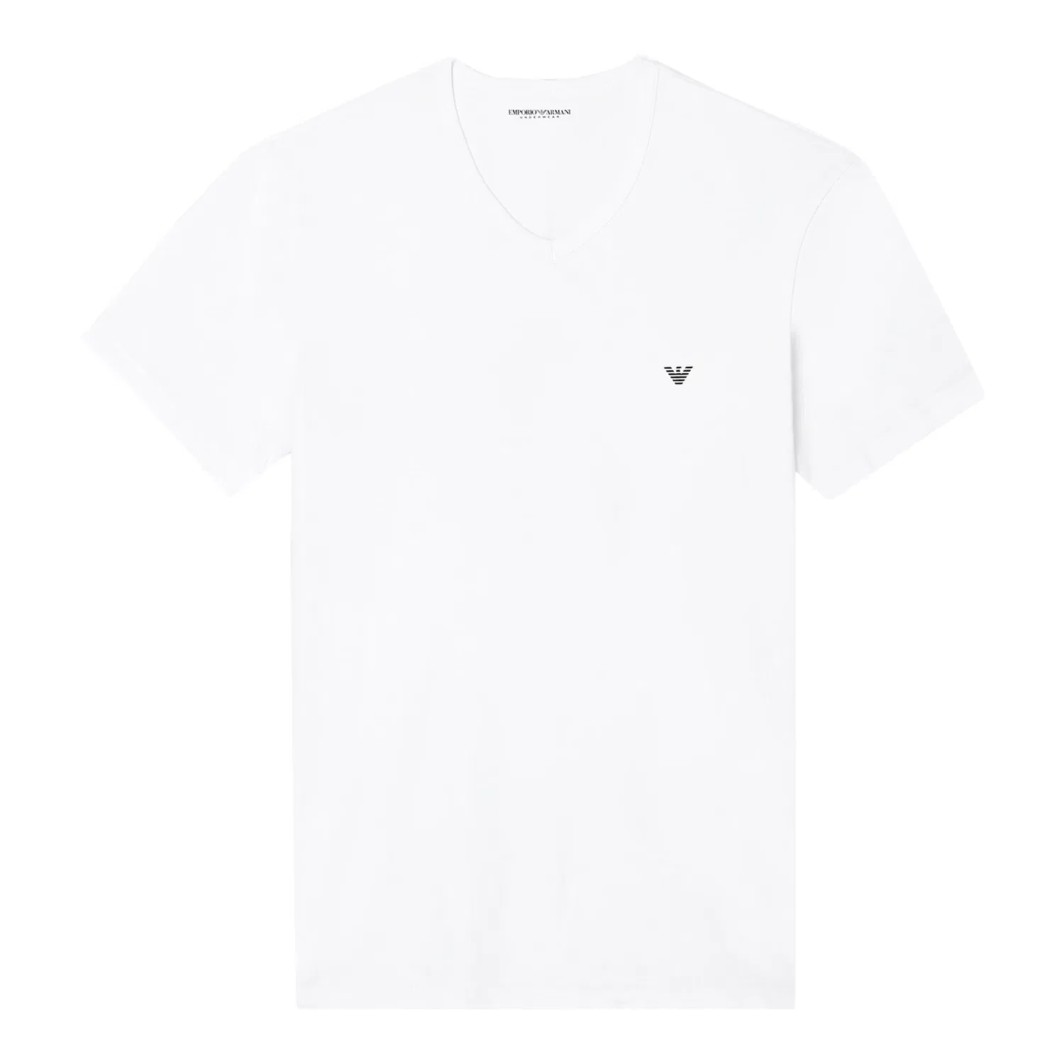 Футболка хлопковая Emporio Armani, белый — фото 2