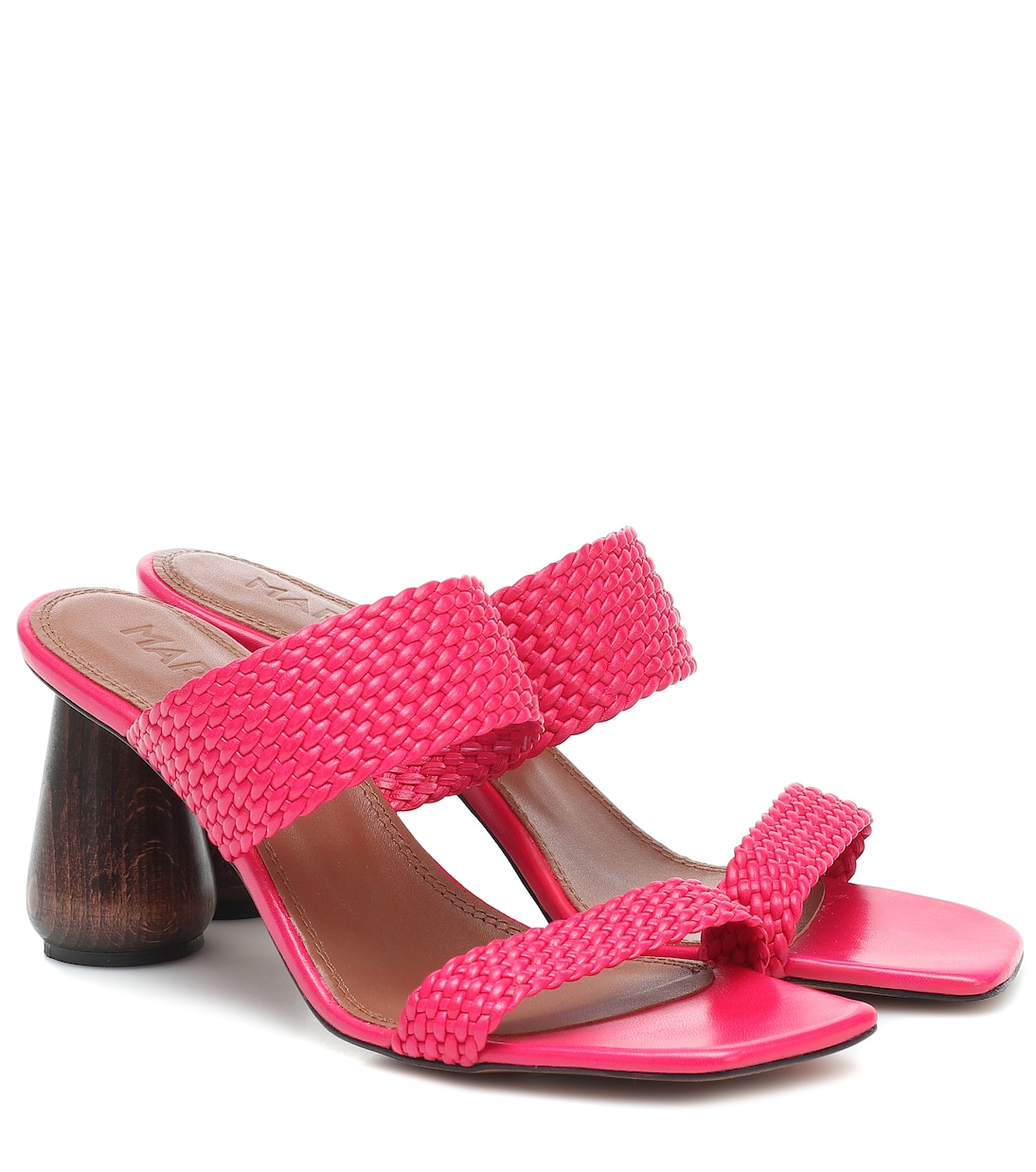 Сандалии из кожи Limon 80 Souliers Martinez, Hot Pink