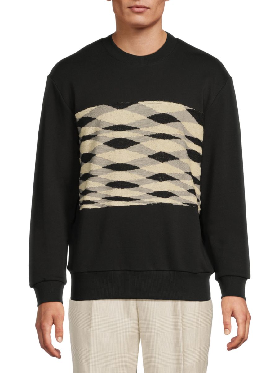 

Хлопковая толстовка с шевронным узором M Missoni, разноцветный
