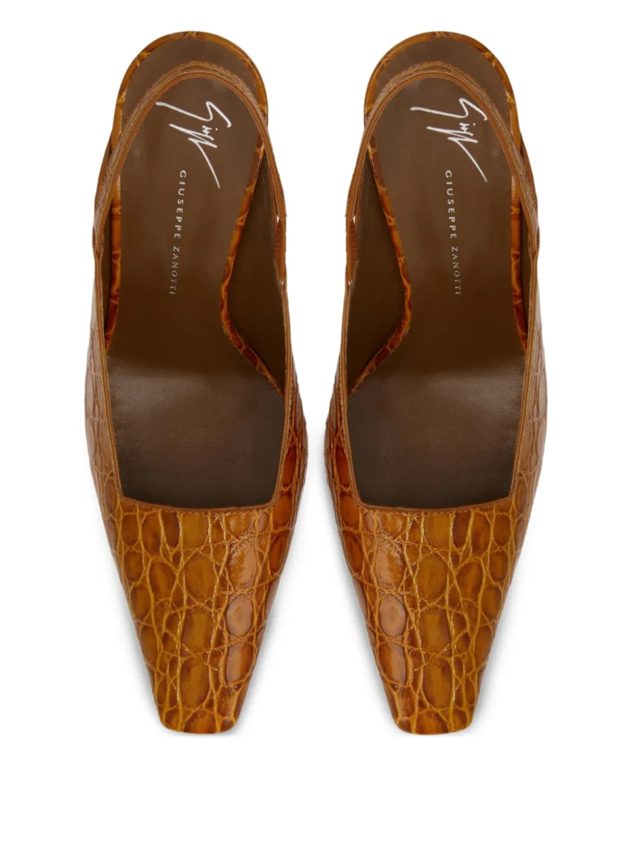 90-мм туфли-лодочки Brendha Sabot Giuseppe Zanotti, коричневый — фото 4