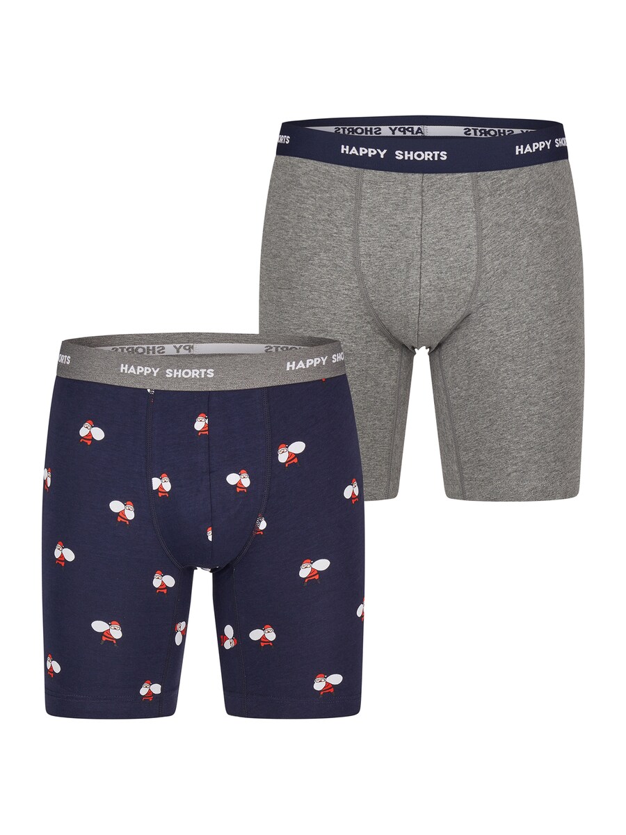 

Боксерские шорты Happy Shorts XMAS Boxer Briefs, цвет Dark blue/mottled grey