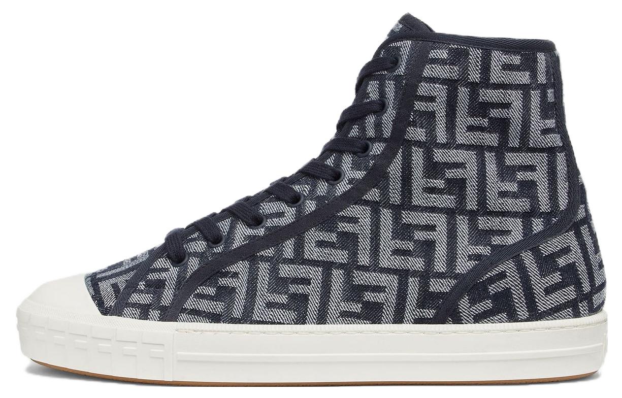 Кеды Fendi FF Motif Domino, синий