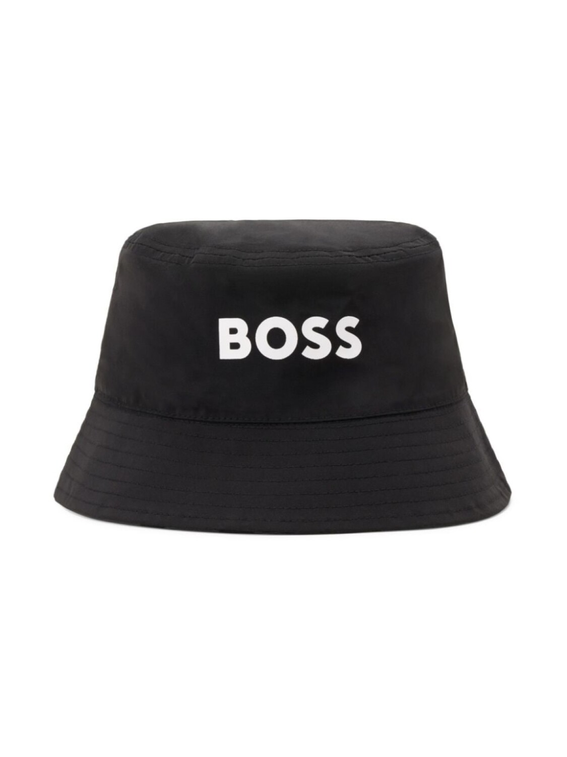

BOSS Kidswear двусторонняя панама с логотипом, черный