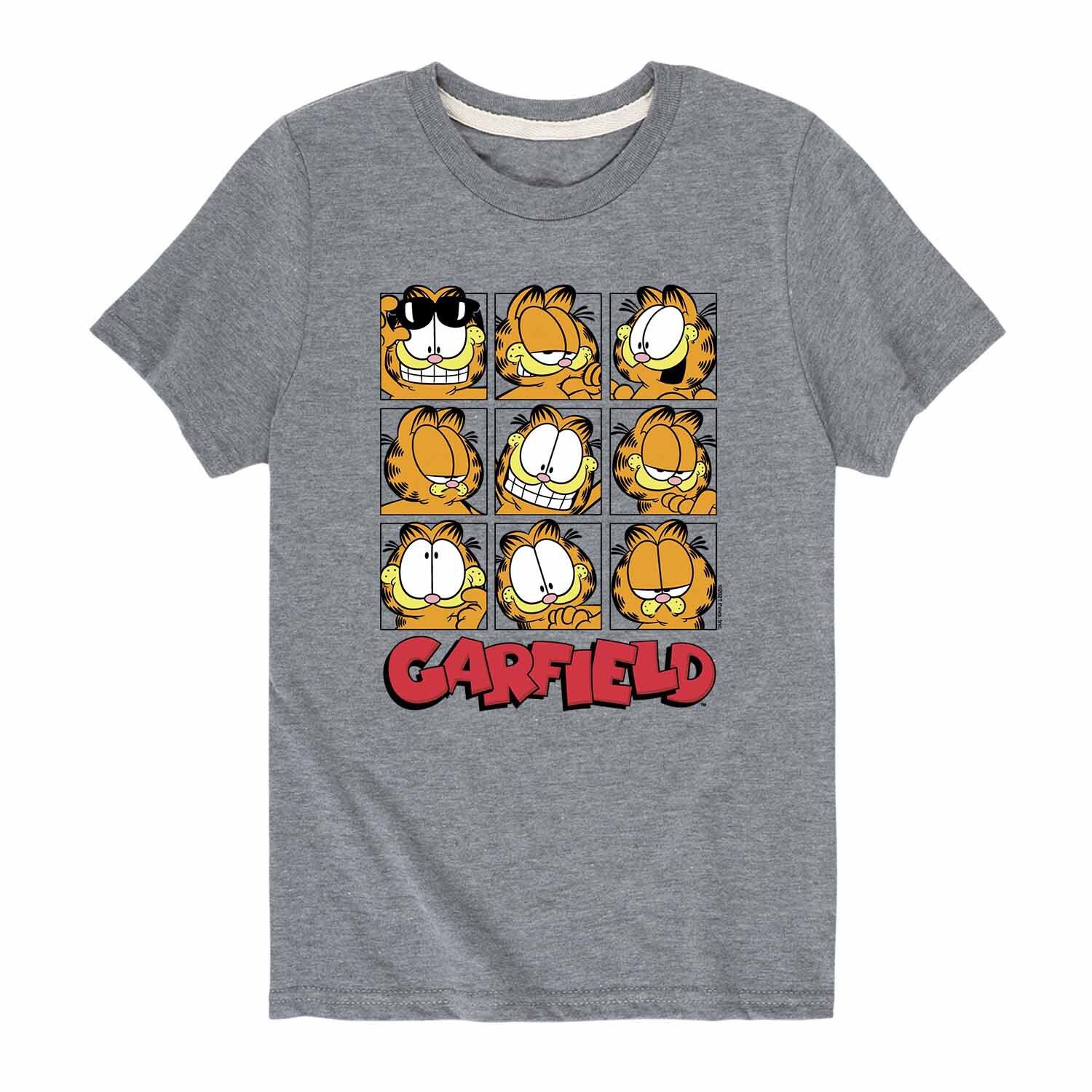 

Футболка Garfield Many Faces для мальчиков 8–20 лет Licensed Character