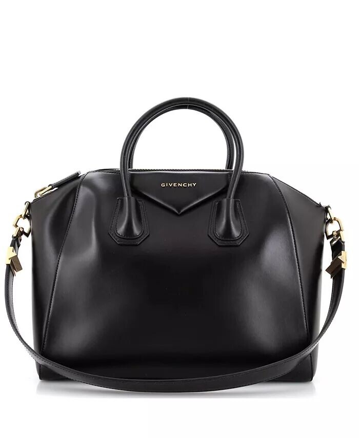 

Средняя сумка Antigona из глянцевой кожи Pre-Owned Givenchy, черный