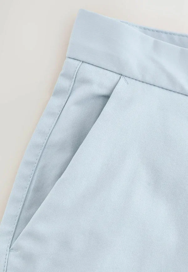 Шорты Next Regular fit stretch chino, светло-голубой — фото 3