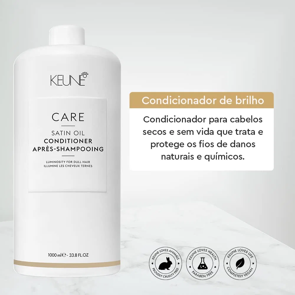Кондиционер Keune Care Satin Oil Luminosity для тусклых волос, 1000 мл Keune — фото 2