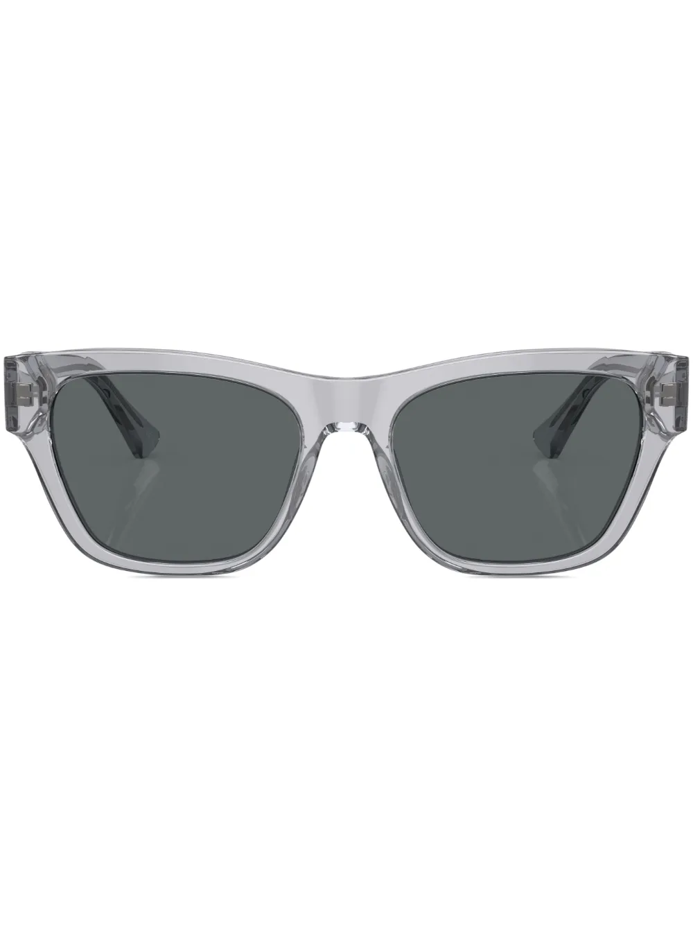 

Солнцезащитные очки в прямоугольной оправе Versace Eyewear, серый