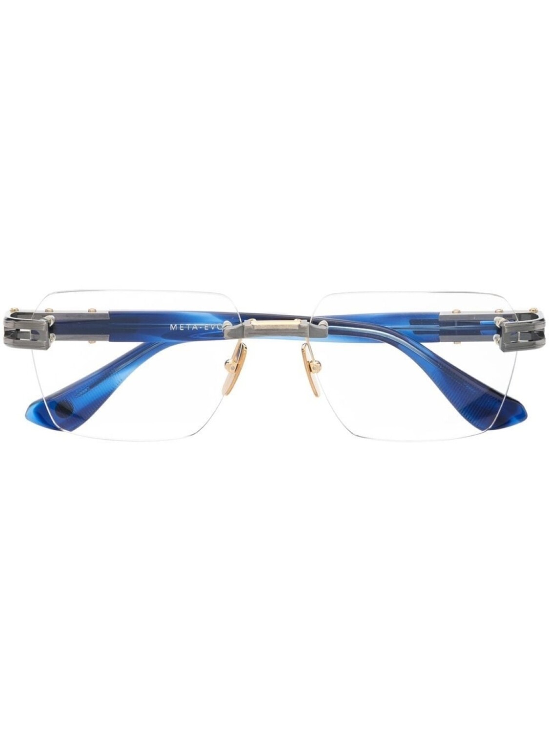 

Dita Eyewear очки в безободковой оправе, синий
