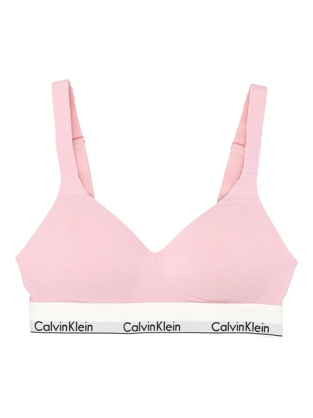

Бюстгальтер-бралетт с логотипом Calvin Klein, розовый