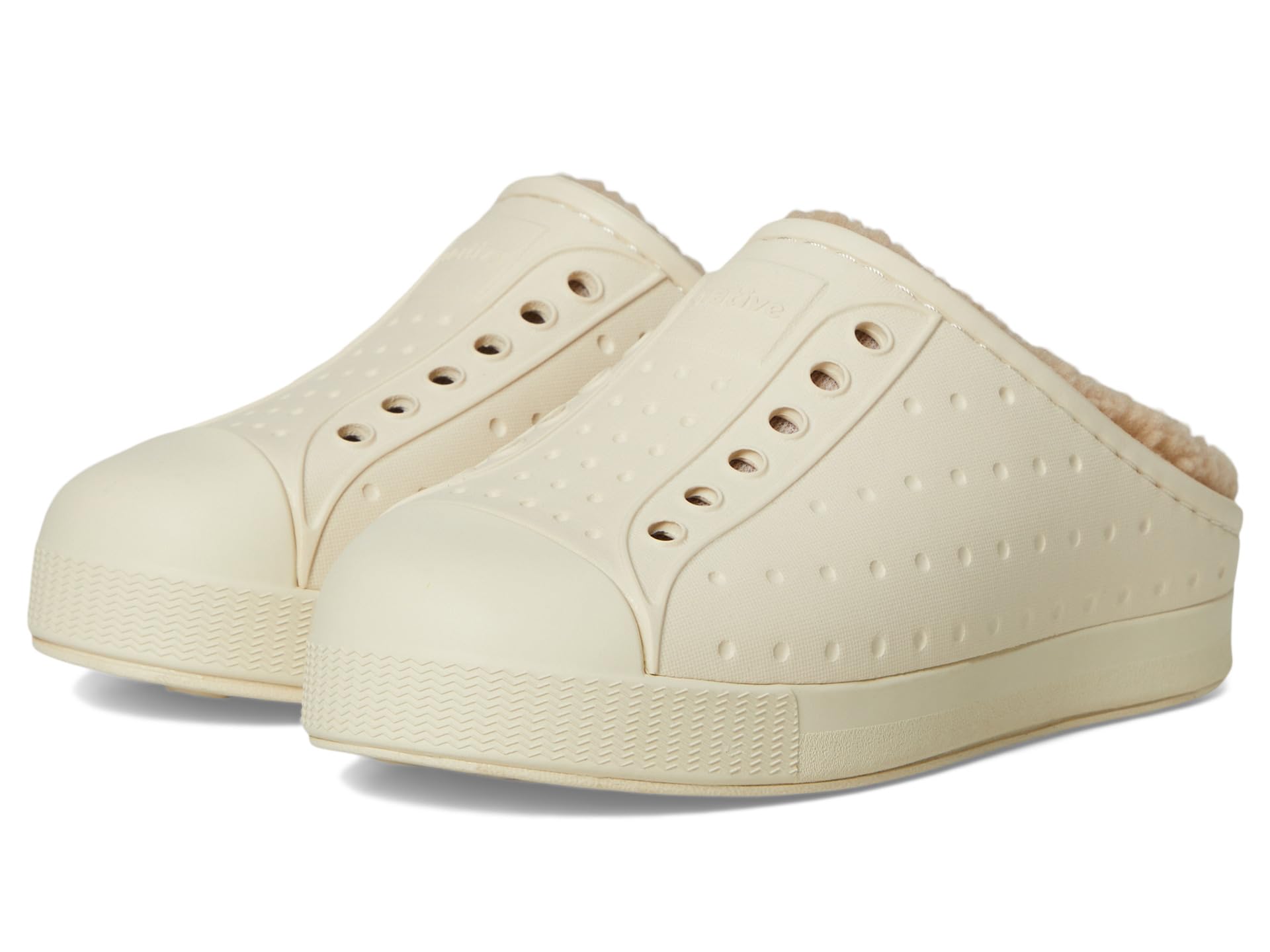 

Кроссовки Native Shoes Kids Jefferson Cozy, цвет Bone White/Bone White/Flax Tan