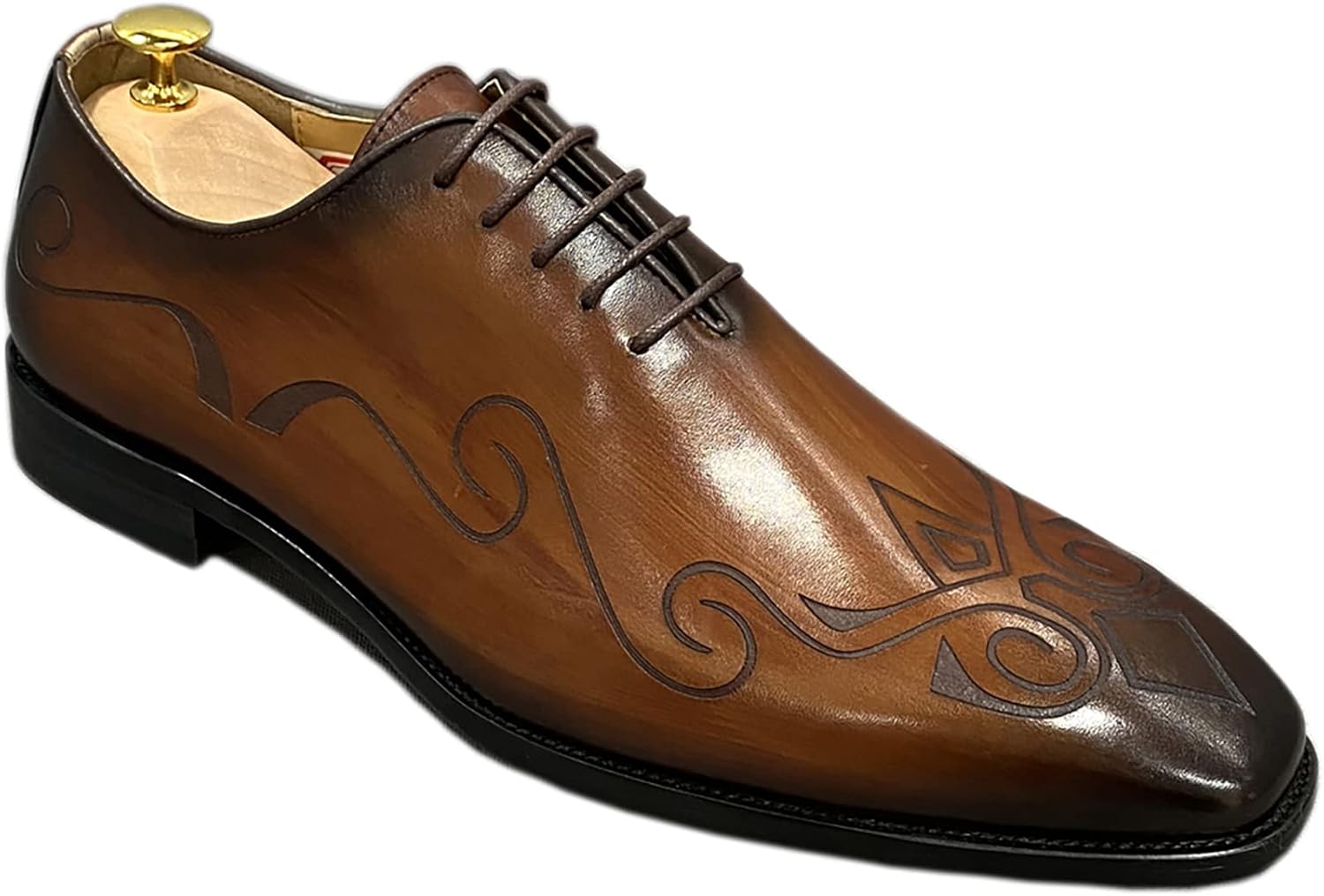 

Мужские туфли ретро Оксфорды, рабочая форма, броги с крыльями, кожаные шнуровки, свадебные, вечерние дерби, синие, размер 40 Generic