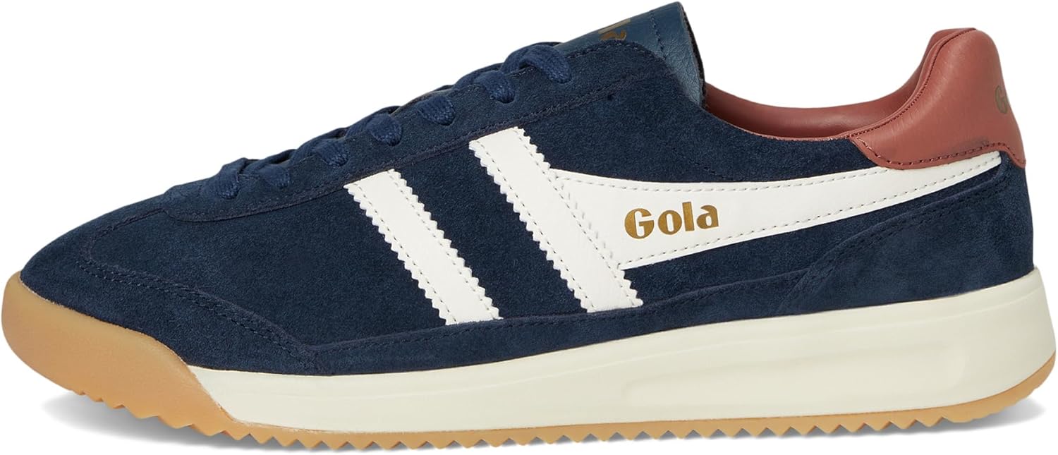Кроссовки Gola Mens Tornado '88, слоновая кость/темно-синий — фото 4
