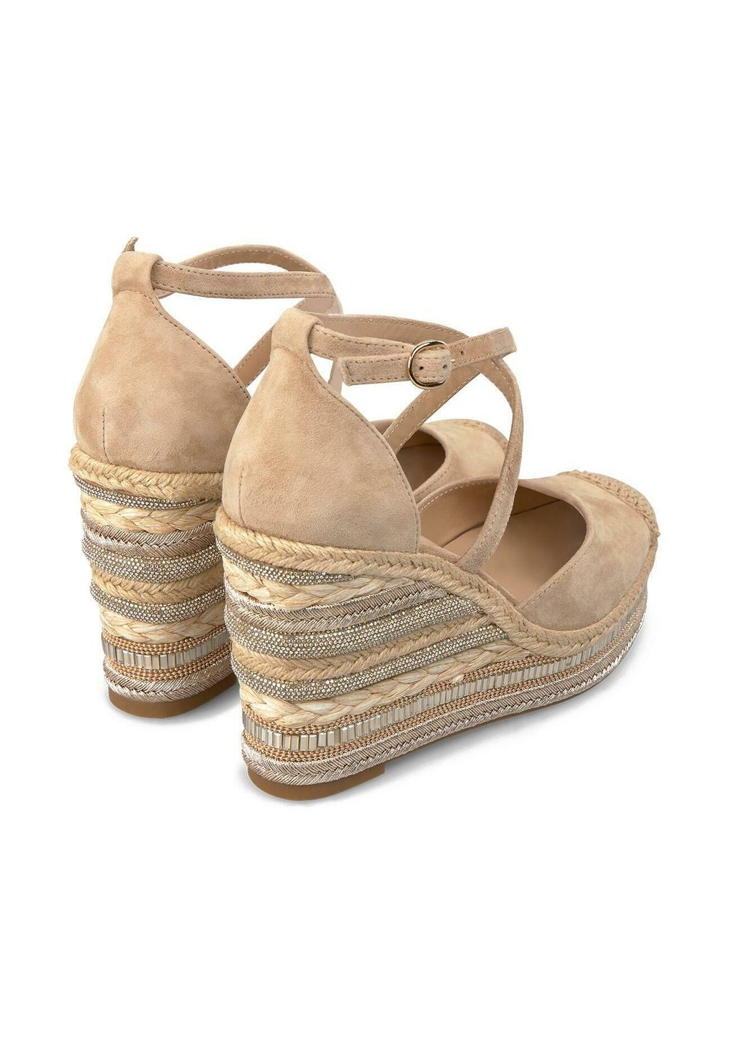 Босоножки на платформе High heels Alma en Pena, цвет Marrón Claro Jaspeado — фото 4