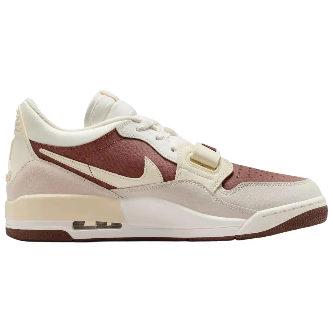 Кроссовки баскетбольные низкие Jordan Legacy 312 Support Beige White Brown — фото 3