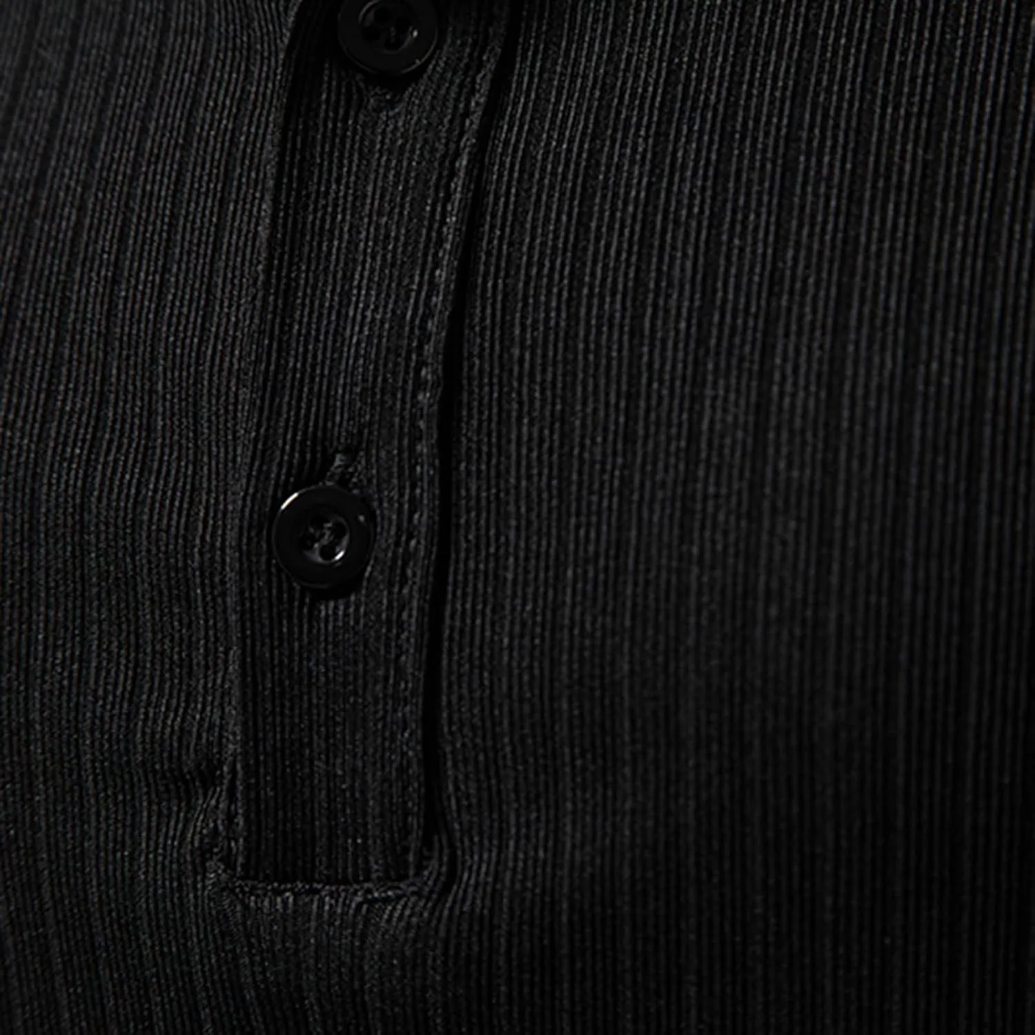 Мужская футболка Henley с коротким рукавом, Slim Fit — фото 4